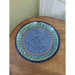 Boleslawiec Unikat Polish Pottery Dinner Plate Artist J Chyla